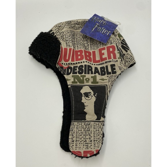 Accessories - Harry Potter Hot Topic Quibbler Undesirable Winter Fleece Hat NWT‎